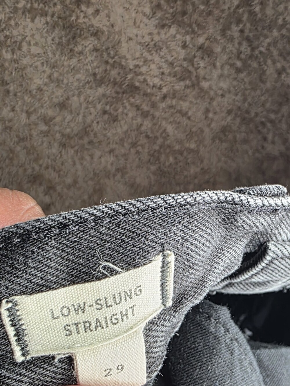 Madewell Low Slung Straight Jeans Kent Wash Size 29 - Picture 13 of 13